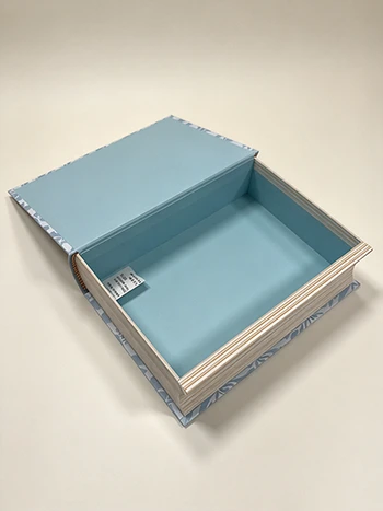 Custom Vintage Decorative Book Shaped Box With Magnetic Flap best